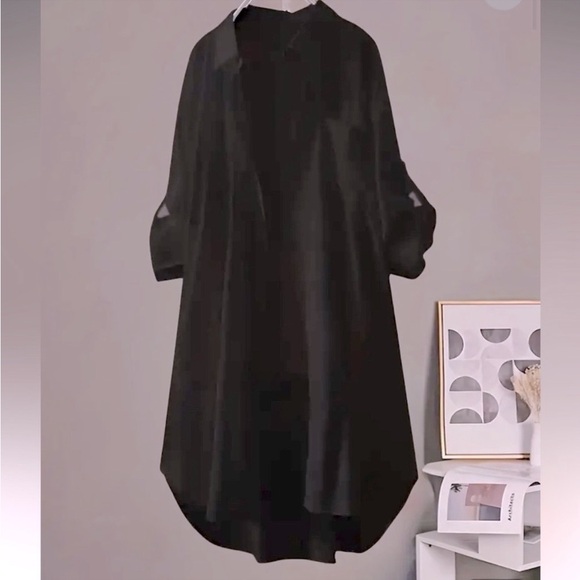 Vibrant Striped Print Button Front Blouse - Picture 11 of 11